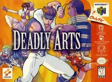 Deadly Arts (USA) box cover front